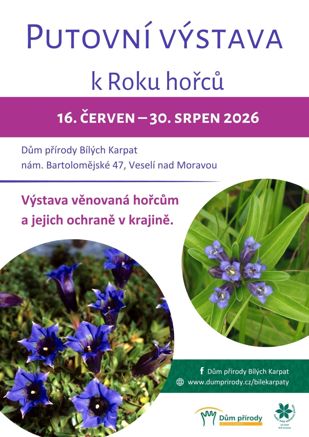 Putovní výstava k Roku hořců
